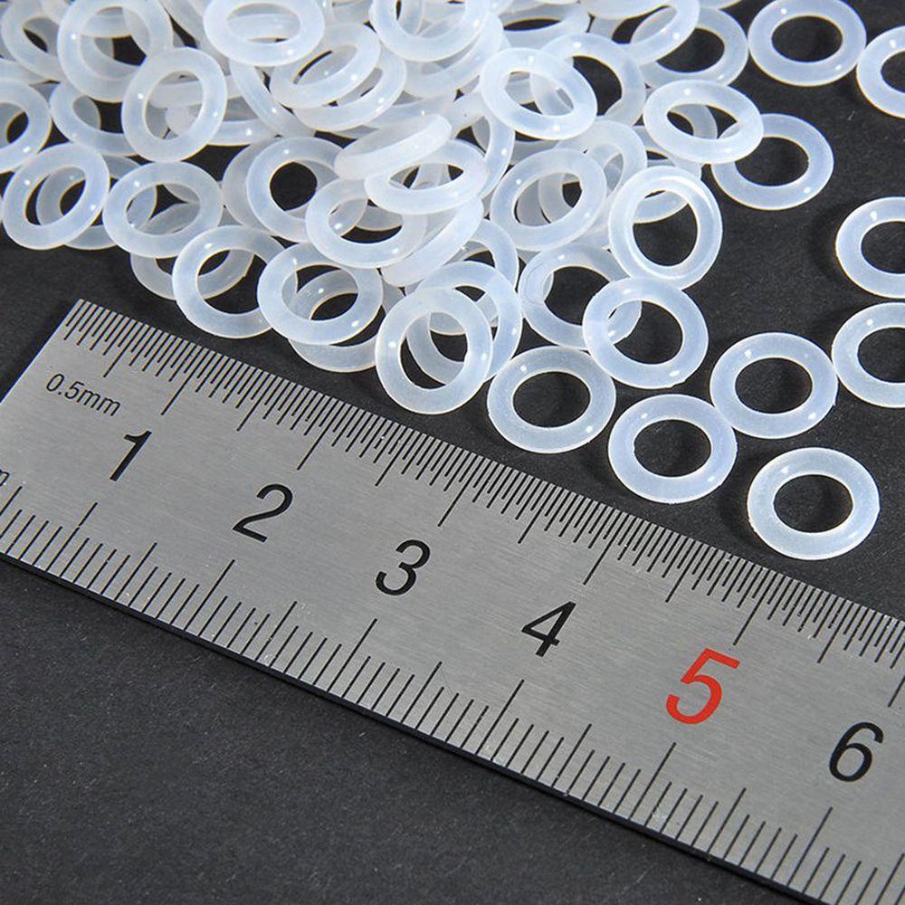 QUINTON 1000pcs/bag Rubber O Seal Ring Rubber Keyboard Switch Dampeners Keycap O Ring Damping Replace Part White Noise Reduction Replacement Keyboards Accessories Mute Ring/Multicolor