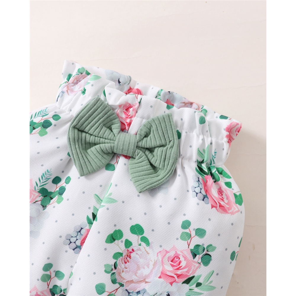 Set trang phục MIKRDOO áo liền quần băng đô và quần dài xinh xắn đáng yêu dành cho trẻ em