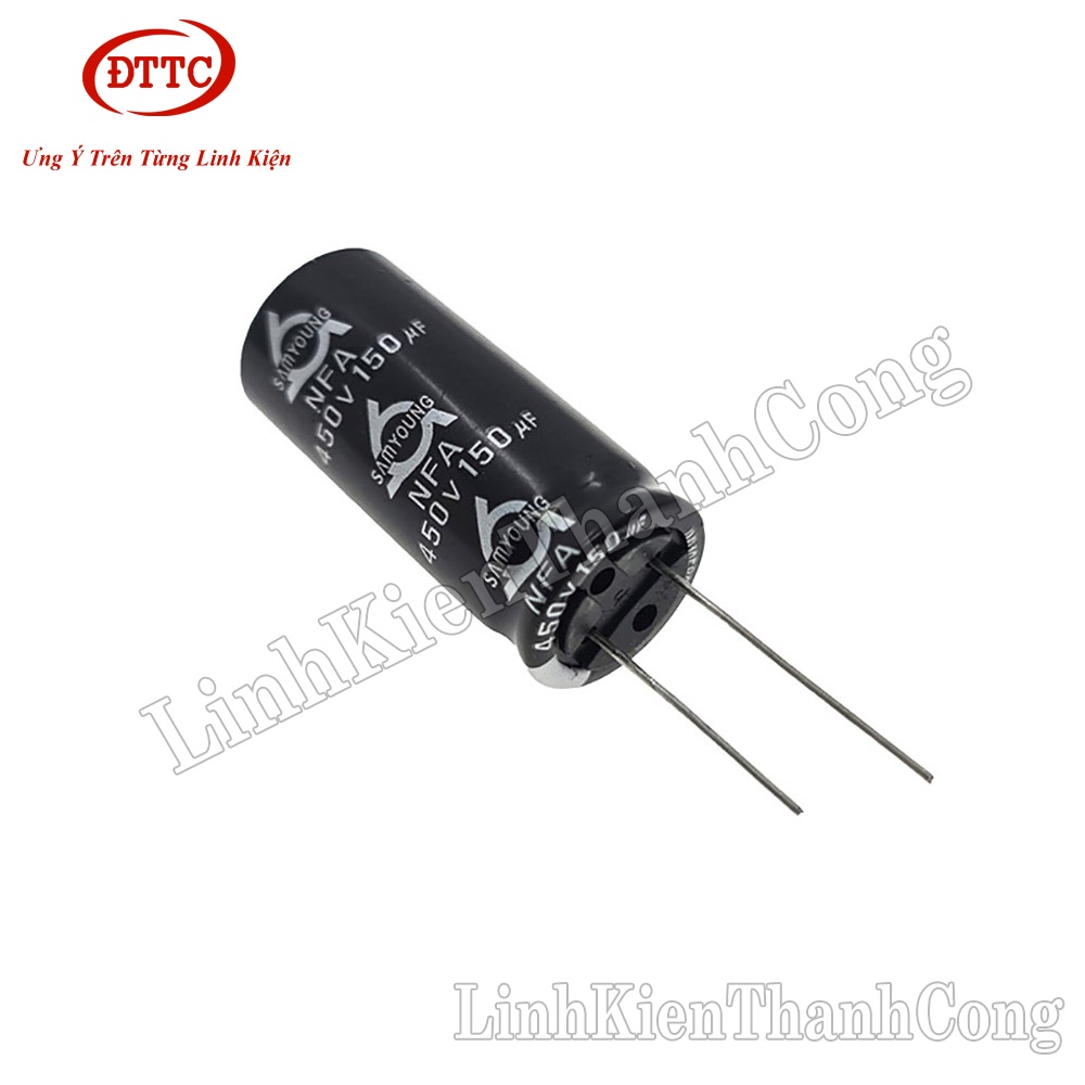 Tụ SAMYOUNG 150uF 450V (20x40mm)