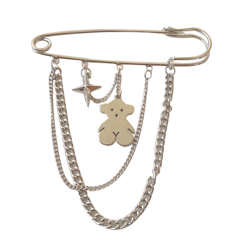 Ghim cài áo AY hình chú gấu dễ thương