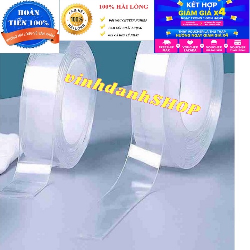 Băng Keo Hai Mặt 3 Mét Ivy Grip Tape Đa Năng Siêu Dính