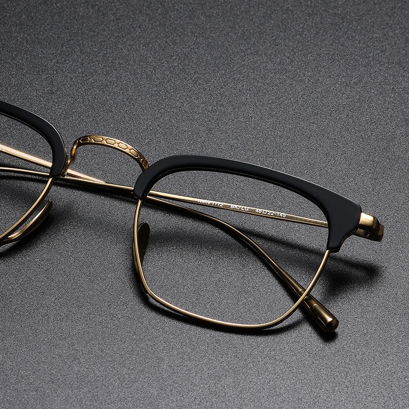 Charmray Gọng Kính Đeo Lông Mày Bằng Titan Thay Thế Chuyên Dụng Cho Nam