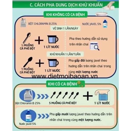 Bột khử khuẩn Chloramin B