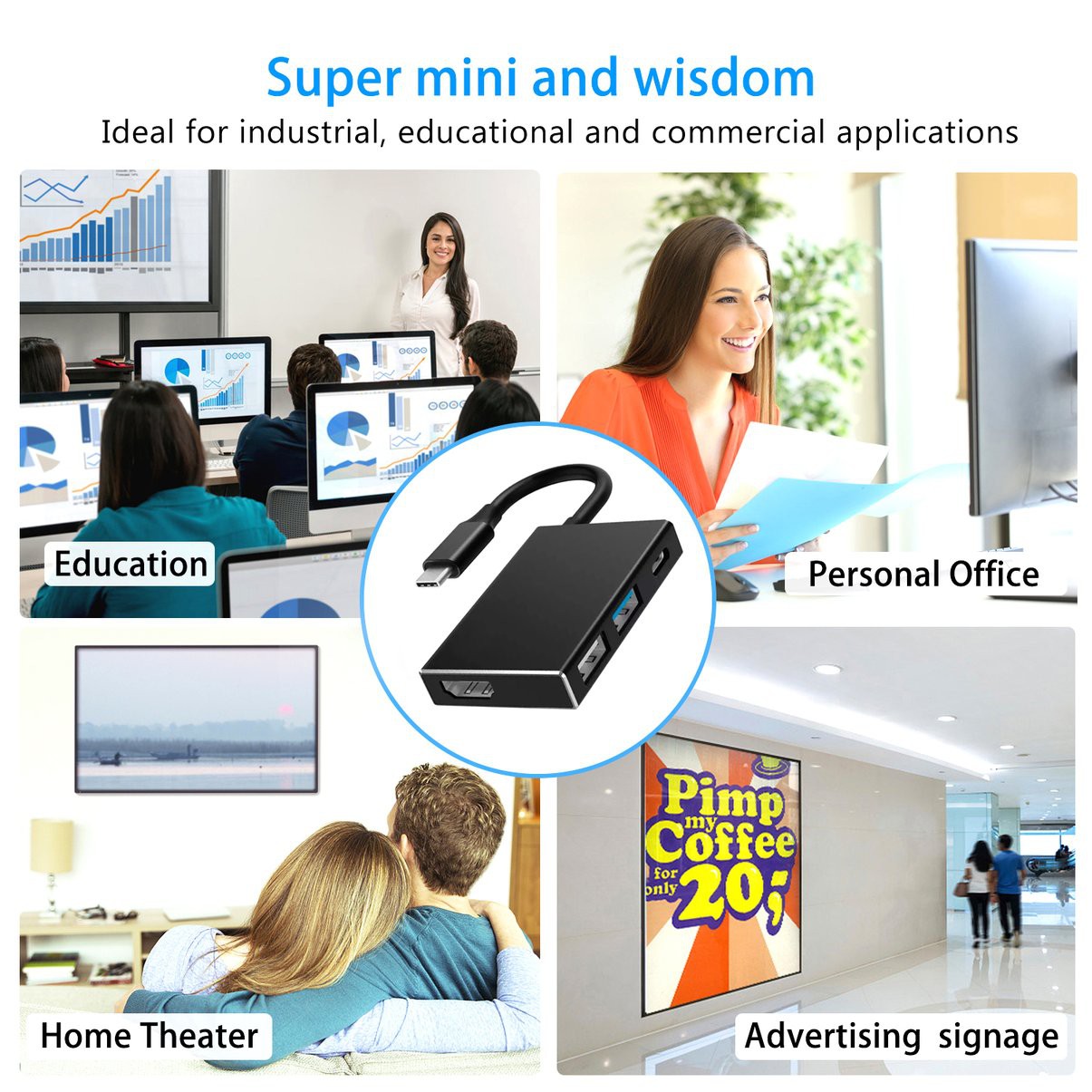 Bộ Sạc Chuyển Đổi 4 Trong 1 Usb Type C Sang Hdmi-Compatible Digital Av Cho Nintendo | BigBuy360 - bigbuy360.vn