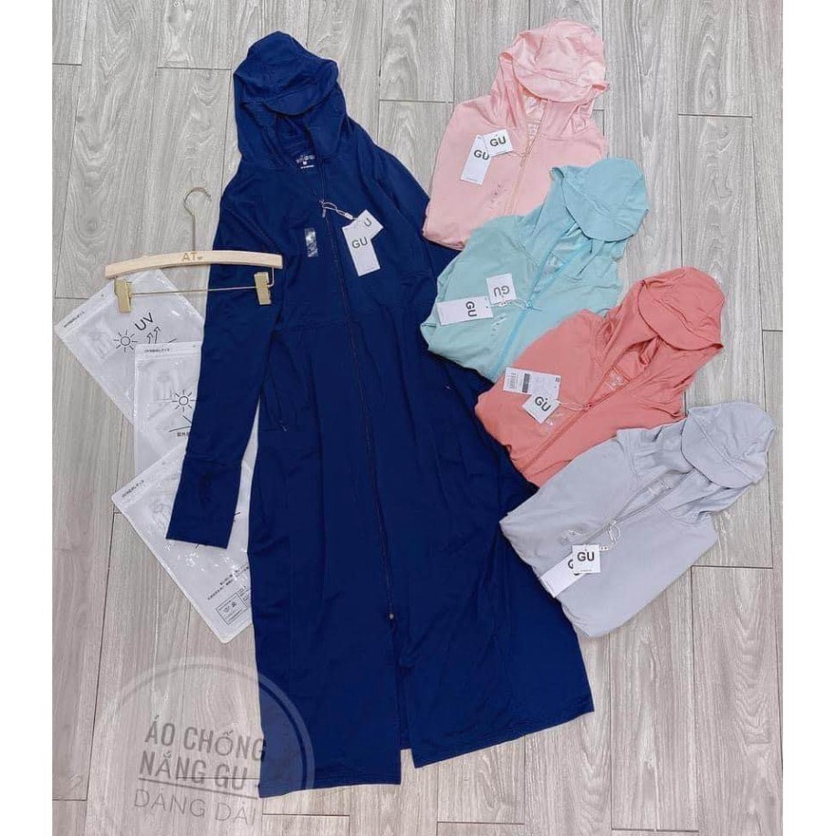 Áo chống nắng nữ toàn thân 2 lớp vải hạt xoàn cao cấp túi khoá , túi zip cao cấp