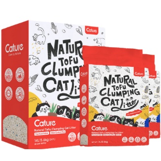 [7L] Cát đậu nành CATURE hương sữa túi 7L cho mèo