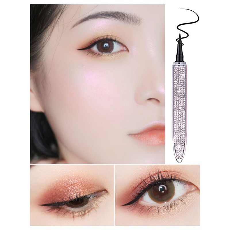 [Hàng mới về] Bút kẻ mắt dạng lỏng HOJO 2 màu lâu trôi chống thấm nước không bị nhòe vỏ đính đá lấp lánh | BigBuy360 - bigbuy360.vn