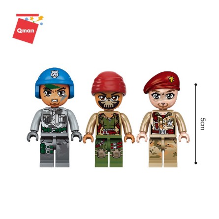 QMAN1726 - BỘ LẮP RÁP LEGO XE BỌC THÉP MAI PHỤC