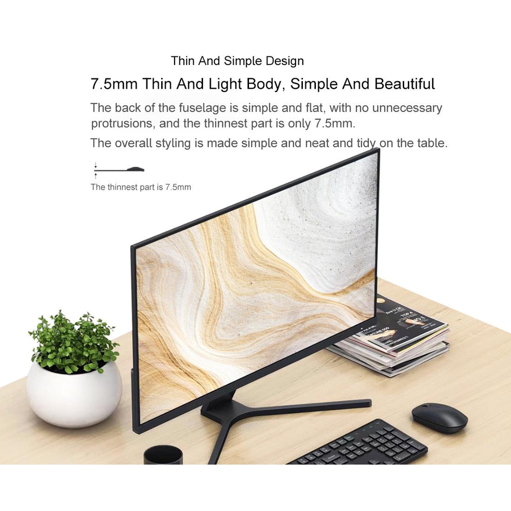 Màn hình vi tính Xiaomi Redmi Desktop Monitor 22inch, 24 inch, 27 inch Phẳng / IPS / Tần số 75Hz / FHD 1080P
