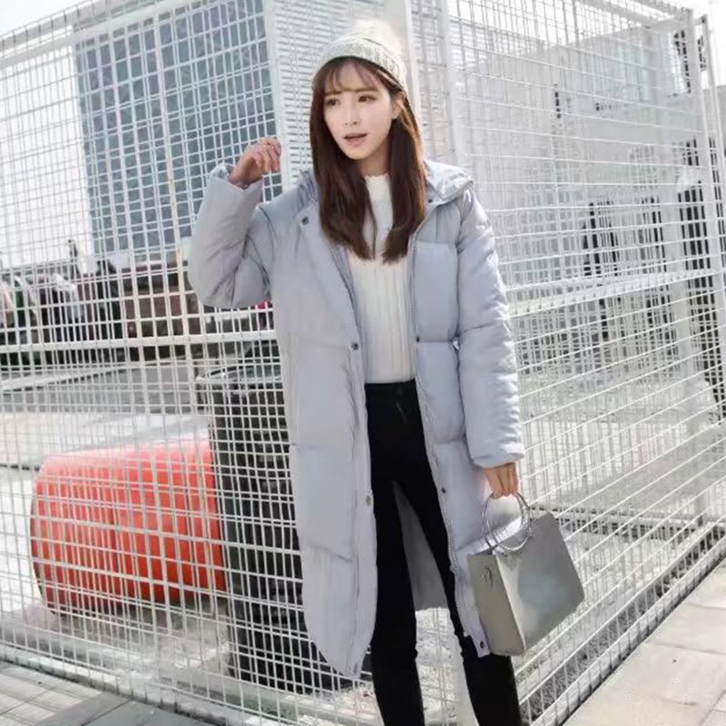ÁO PHAO DÁNG DÀI CÓ MŨ PHONG CÁCH KOREA