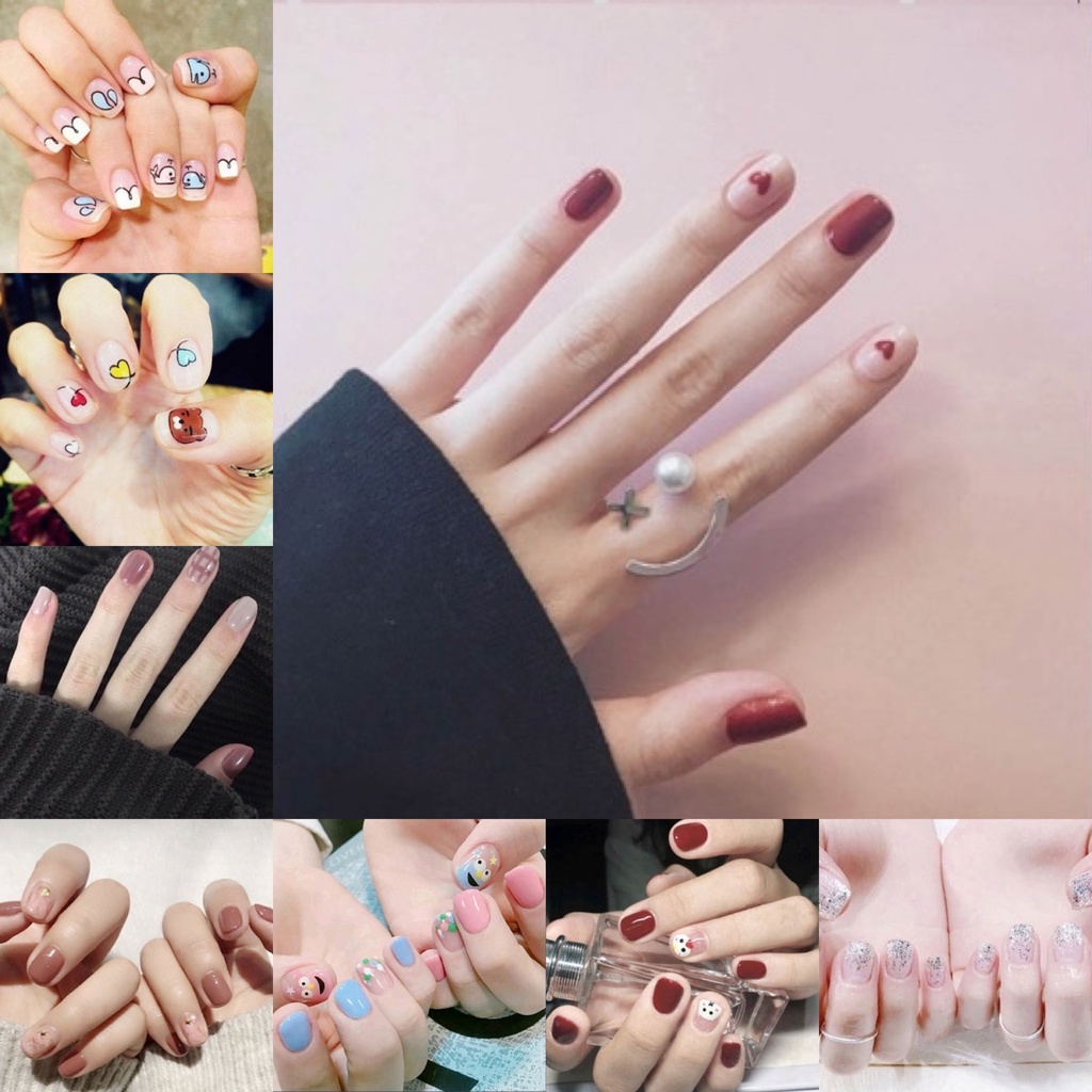Nhãn dán móng tay trang trí nghệ thuật 3D DA001-DA075