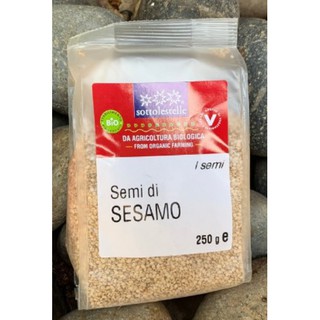 Hạt mè hữu cơ đã bóc vỏ Sottolestelle 250g