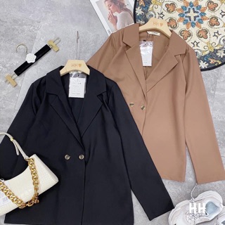 Áo Blazer trơn hàn quốc