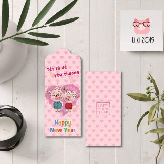 100c lì xì lợn sắc màu 2019
