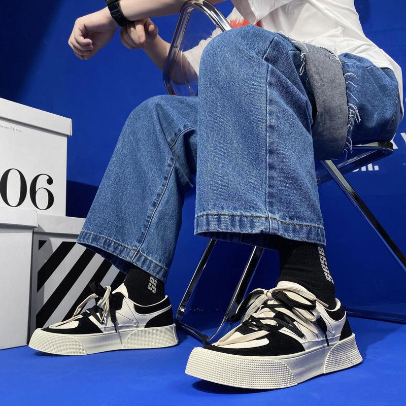 Giày Sneaker Đế Dày Cổ Thấp Thời Trang Mùa Hè 2022 Phong Cách Hàn Quốc Cho Nam