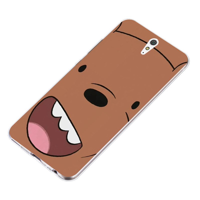 Sony xperia C3 C5 M4 L1 L2 XA XA1 XA2 Ultra Plus X Performance Bear Pattern-4 Soft Silicon Case