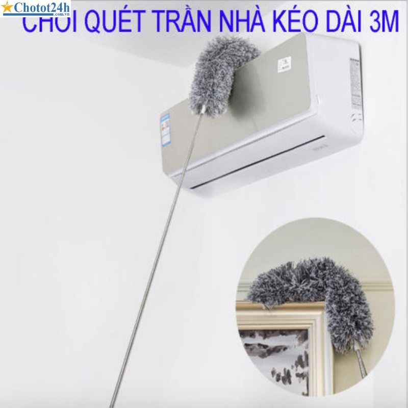 CHỔI QUÉT TRẦN NHÀ ĐẶC BIẾTCÓ THỂ KÉO DÀI 3M CHOTOT24H SUNHA