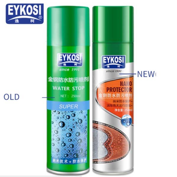 [FREESHIP❤] Bình xịt nano chống thấm nước Eykosi 250ml bảo vệ giày khỏi ướt(Mẫu Mới)