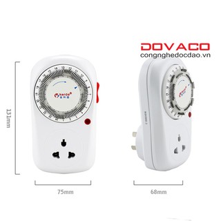 Ổ cắm hẹn giờ lập trình cơ Kerde TW-E05