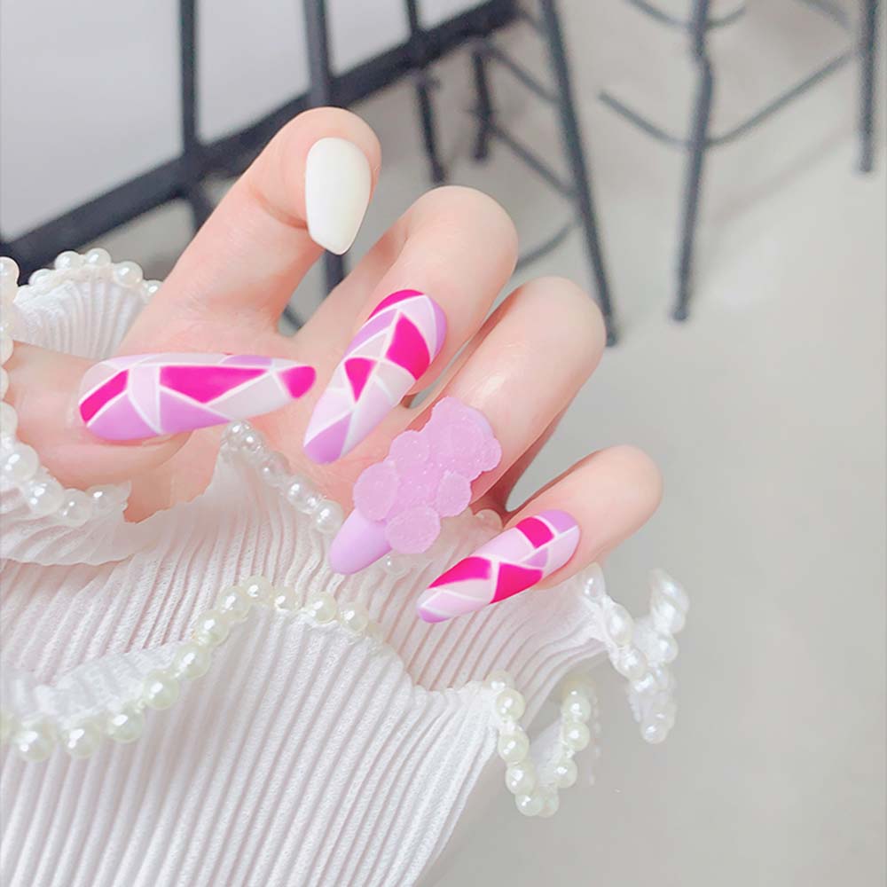Phụ kiện trang trí móng tay nghệ thuật 3D hình chú gấu xinh xắn
