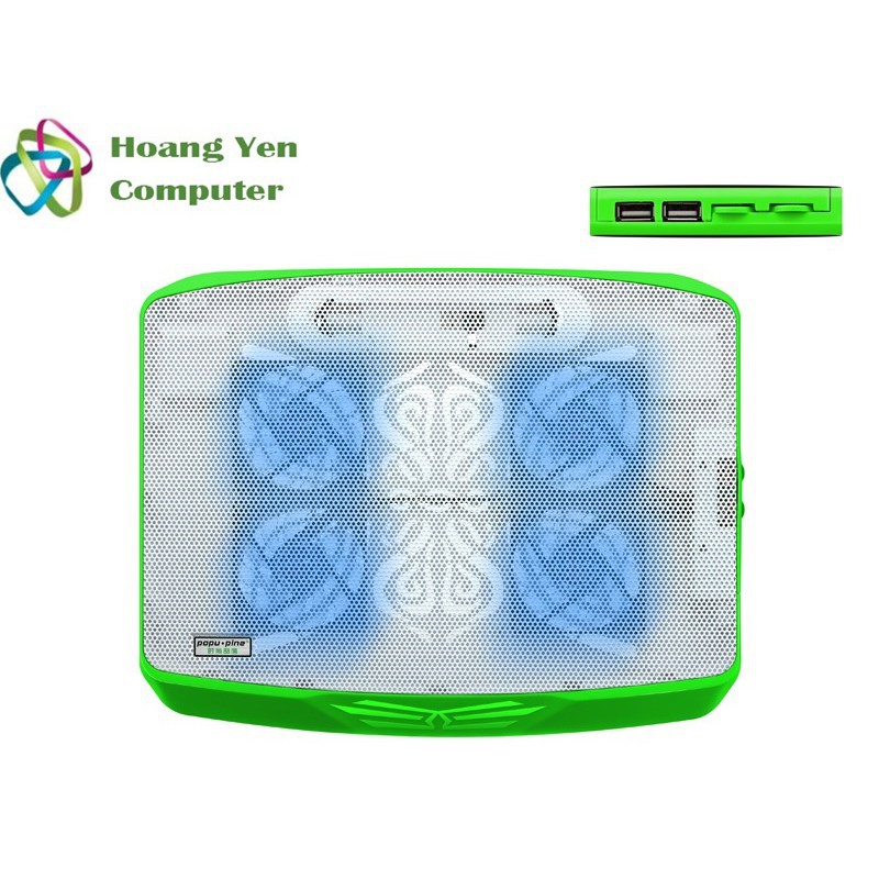 Đế Tản Nhiệt Laptop COOL COLD N100 PRO 4 Quạt Cho Laptop 14" 15.6"- BH 1 Năm 1 Đổi 1 (MÀU NGẪU NHIÊN)