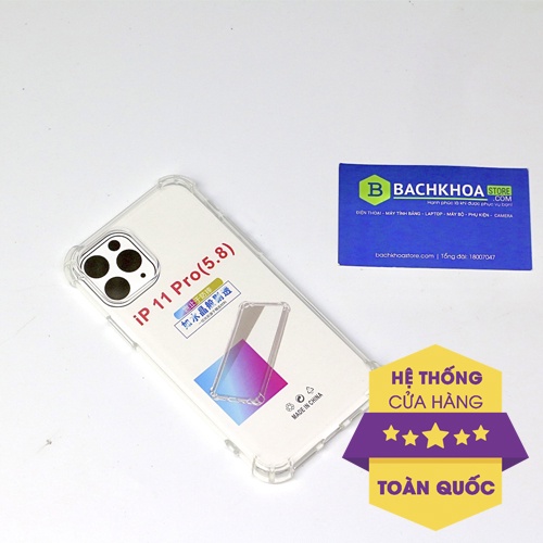 Ôp lưng iPhone - dẻo trong, chống sốc, lâu bay màu - iPhone 11, 11 Pro, 11 Pro Max