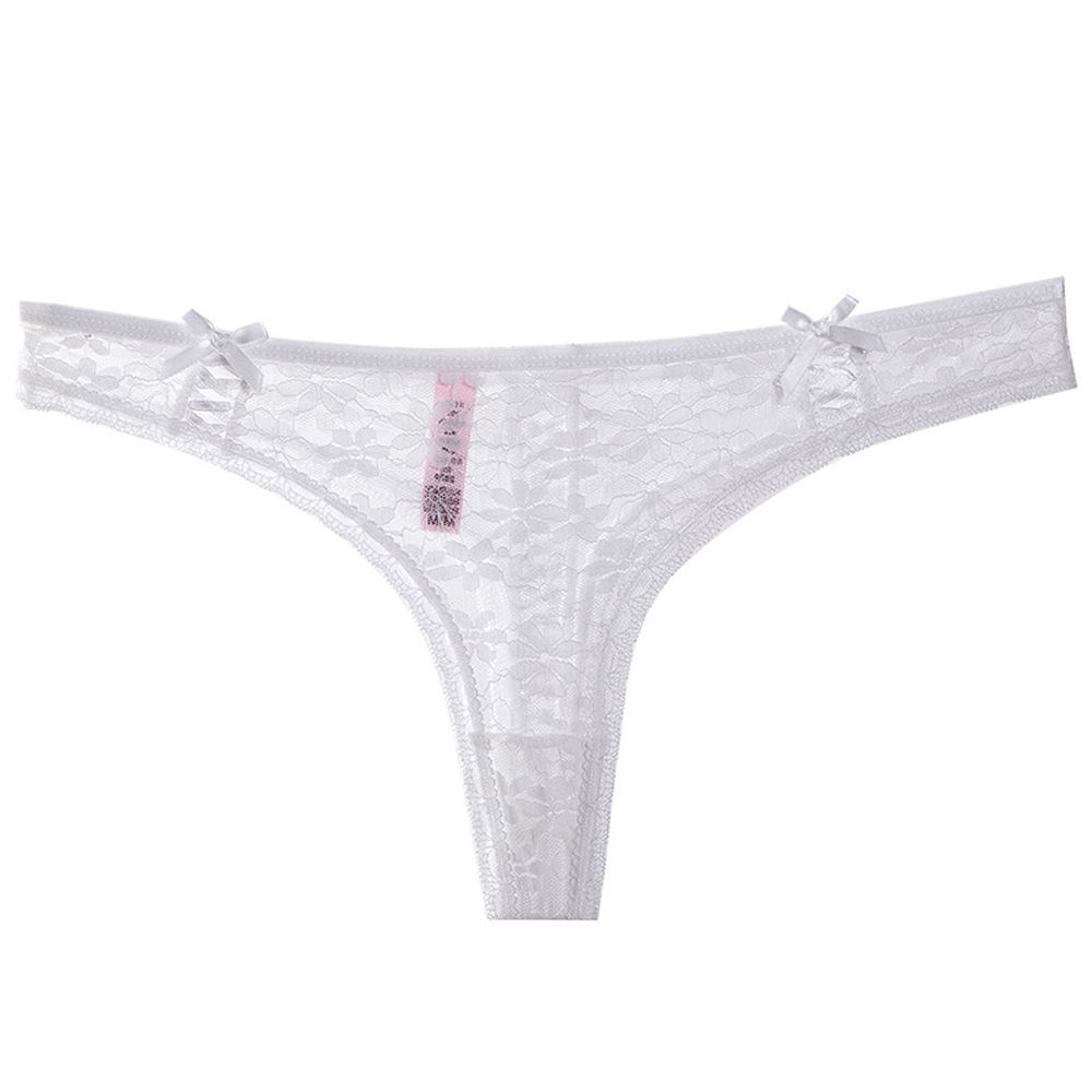 Quần lót cotton không lộ đường may thêu hoa xuyên thấu cho nữ