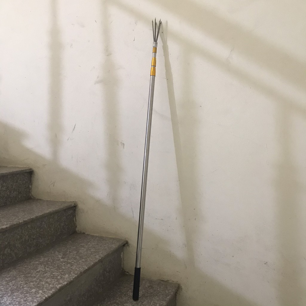 Dụng cụ Bắt Cá 5 Tiêu Có Ngạnh KÈM CÁN VỢT 3M