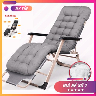 Ghế thư giãn 🌻 tặng kèm đệm cao cấp🌻 giường gấp văn phòng tiện dụng