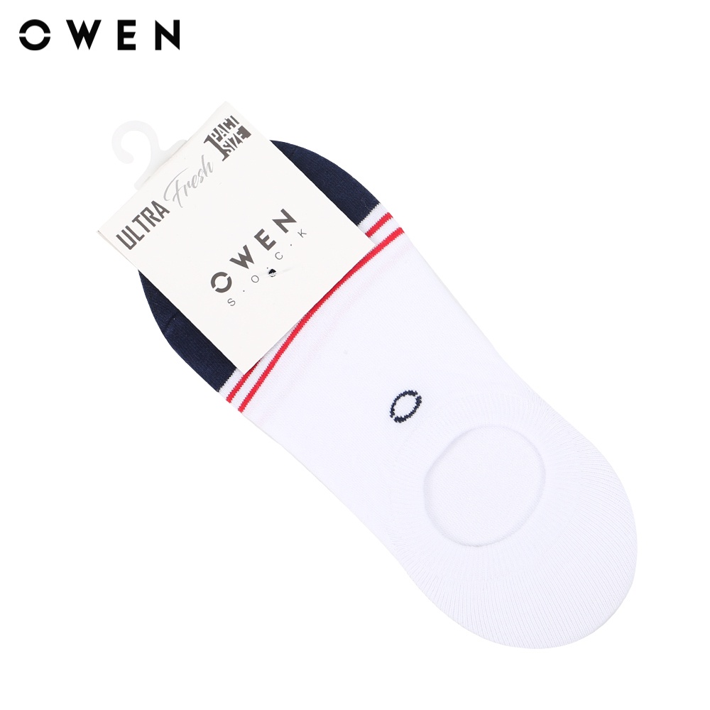 Tất Nam Owen Cotton Trắng - TA23911