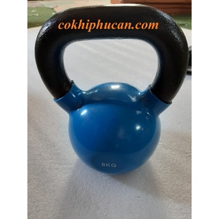 Tạ bình vôi bọc cao su 8kg- 1 tay, giao màu ngẫu nhiên