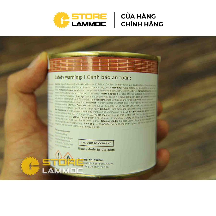 Dầu Lau Bảo Vệ Gỗ Cao Cấp Chống Tia UV - Exterior Varnish 100% Gloss - Vecni Ngoại Thất L.Co Bóng - EV100-0_25L