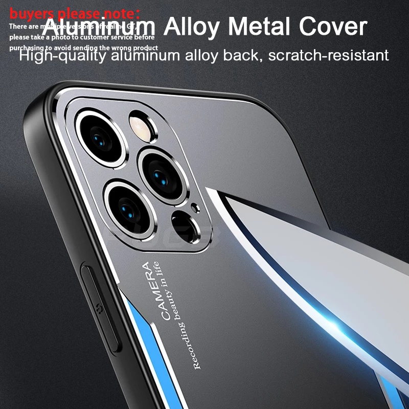 Ốp Điện Thoại Kim Loại Nhôm Nhám Chống Sốc Cho Realme V5 X7 X7 Pro Q2 Pro Q2i Realme 2 Pro X XT X2