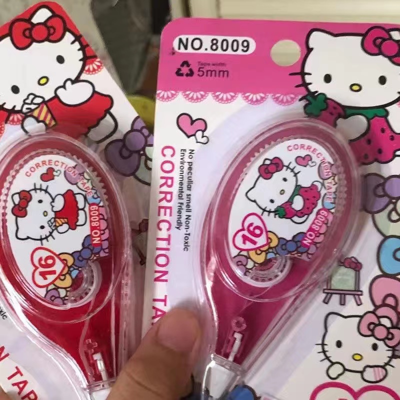 Steve Băng Keo Xóa Mini Hình Hello Kitty Dễ Thương Dành Cho Học Sinh / Văn Phòng