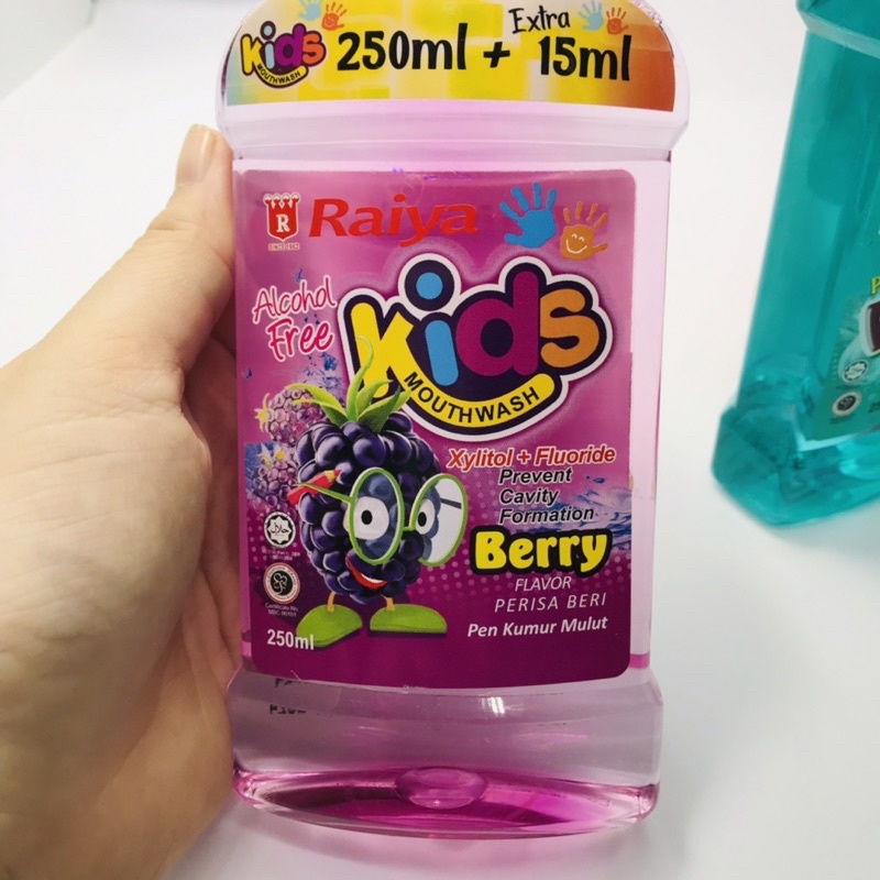 NƯỚC SÚC MIỆNG TRẺ EM RAIYA - NHẬP KHẨU MALAYSIA