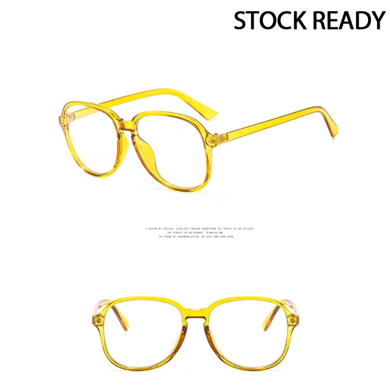 Kính mát trong suốt chống bức xạ phong cách Hàn Quốc cổ điển thời trang cho nam và nữ