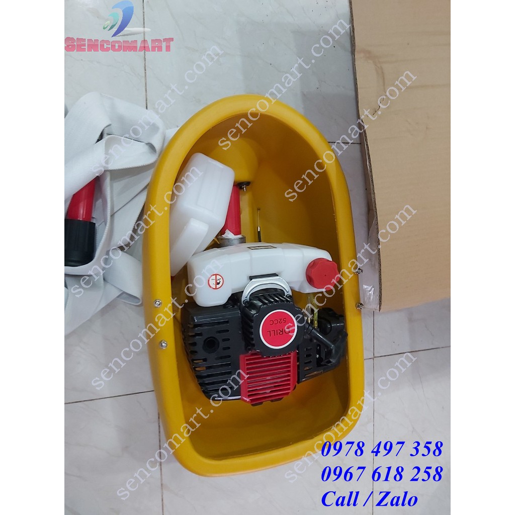 Máy bơm thuyền thả nổi chạy xăng 2 thì nhập khẩu nguyên chiếc