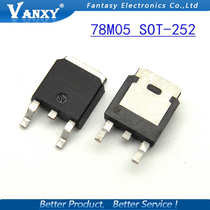 Bộ 100 Linh Kiện Bán Dẫn L78M05Cdt To252 L78M05 To-252 78m05