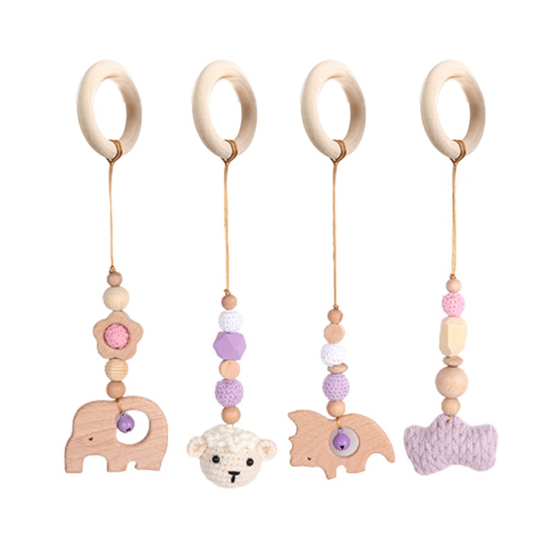 Đồ Chơi Vòng Dây Chuỗi Hạt Treo Tập Nhai Cho Bé Sơ Sinh