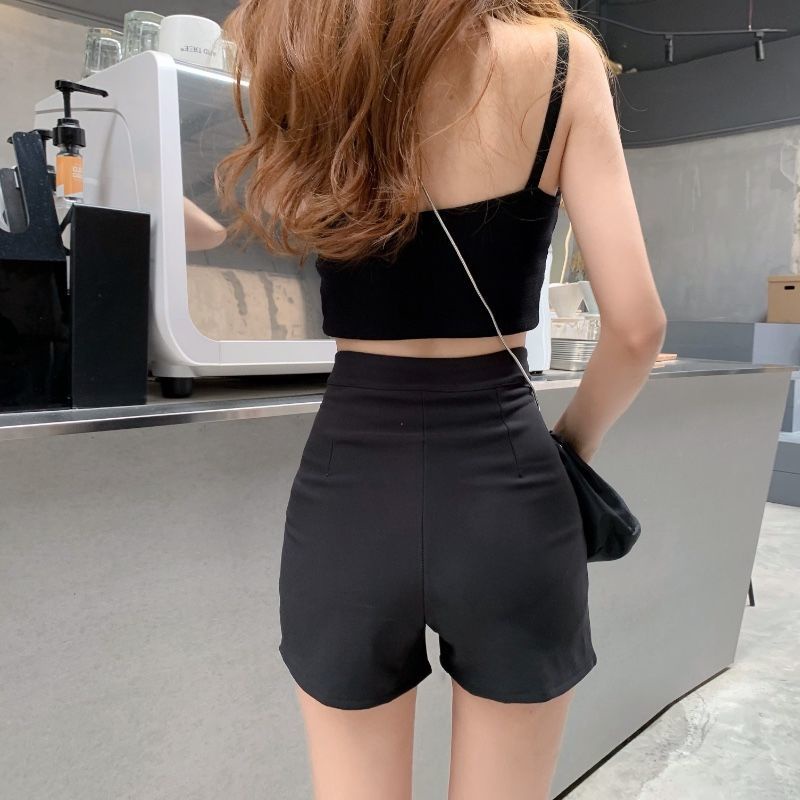 Quần Short Nữ Lưng Cao Dáng Rộng Plus Size