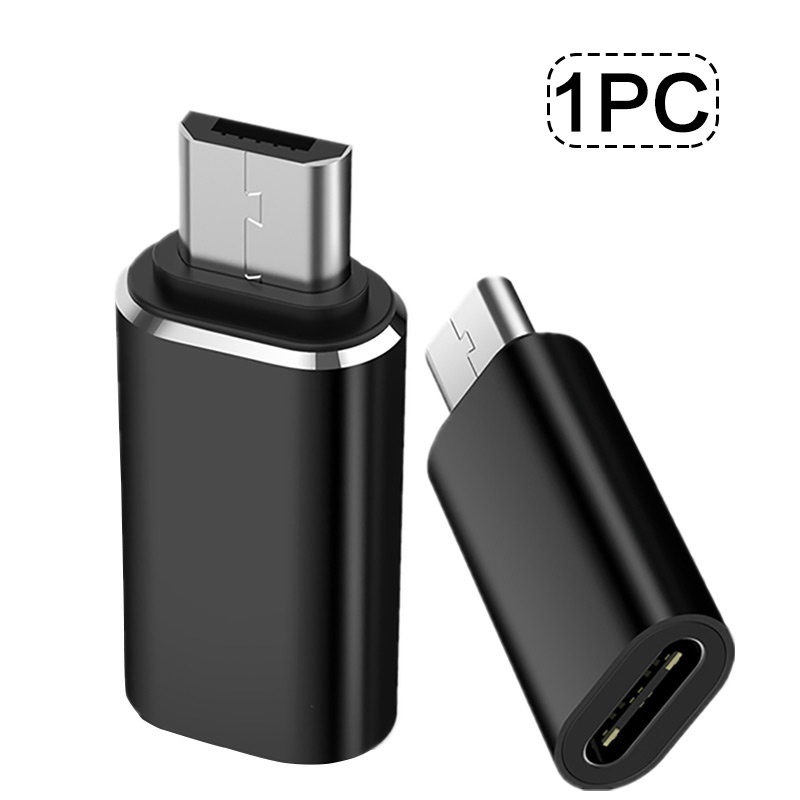 1 Đầu Chuyển Đổi Từ Giác Cắm Type C Sang Cổng Micro USB Cho Điện Thoại / Máy Tính Bảng / Máy Tính Bảng