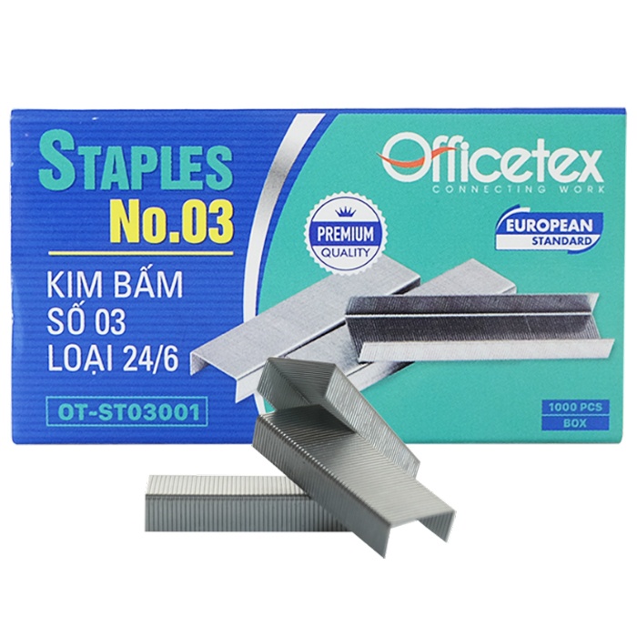 Kim Bấm Số 3 Officetex OT-ST03001