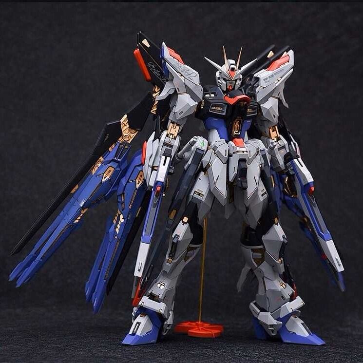 Gunpla High Assembled Gundam HG1/144 Strike No Angel Lord Angel Freedom Seven Swords of Destiny1