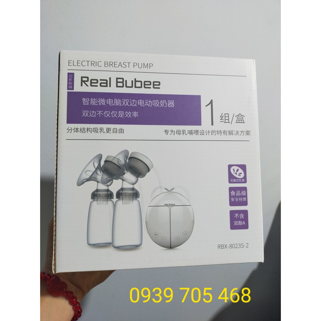 Máy Hút Sữa Điện Đôi Real Bubee