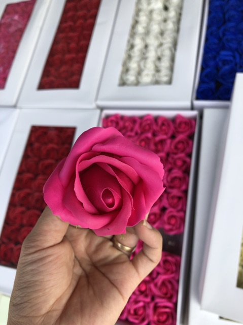 Hoa hồng sáp hộp 50 bông đẹp | BigBuy360 - bigbuy360.vn