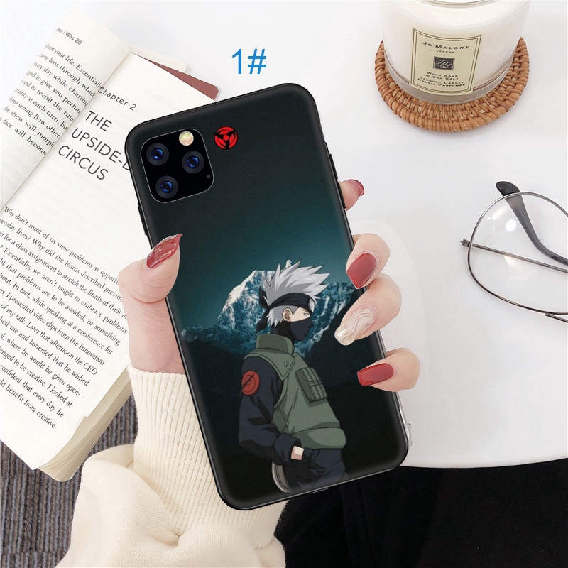 Ốp điện thoại mềm hoạ tiết Naruto Kakashi dành cho iPhone 5 5s Se 6 6S 7 8 Plus X XR Xs Max