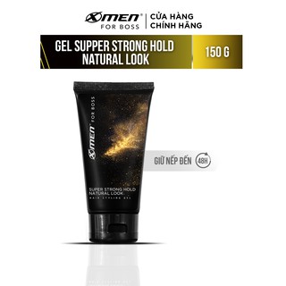 Gel Vuốt Tóc X-men For Boss Gel Super Strong Hold Natural Look 150g