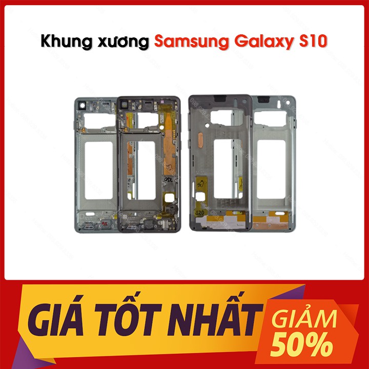Khung Xương Viền Samsung Galaxy S10 / G973 - Blacket Samsung G973F/DS Zin Bóc Máy
