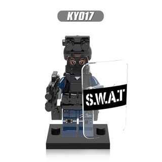 Minifigures Lính Đặc Nhiệm Swat Full Đồ Siêu Đẹp KY017