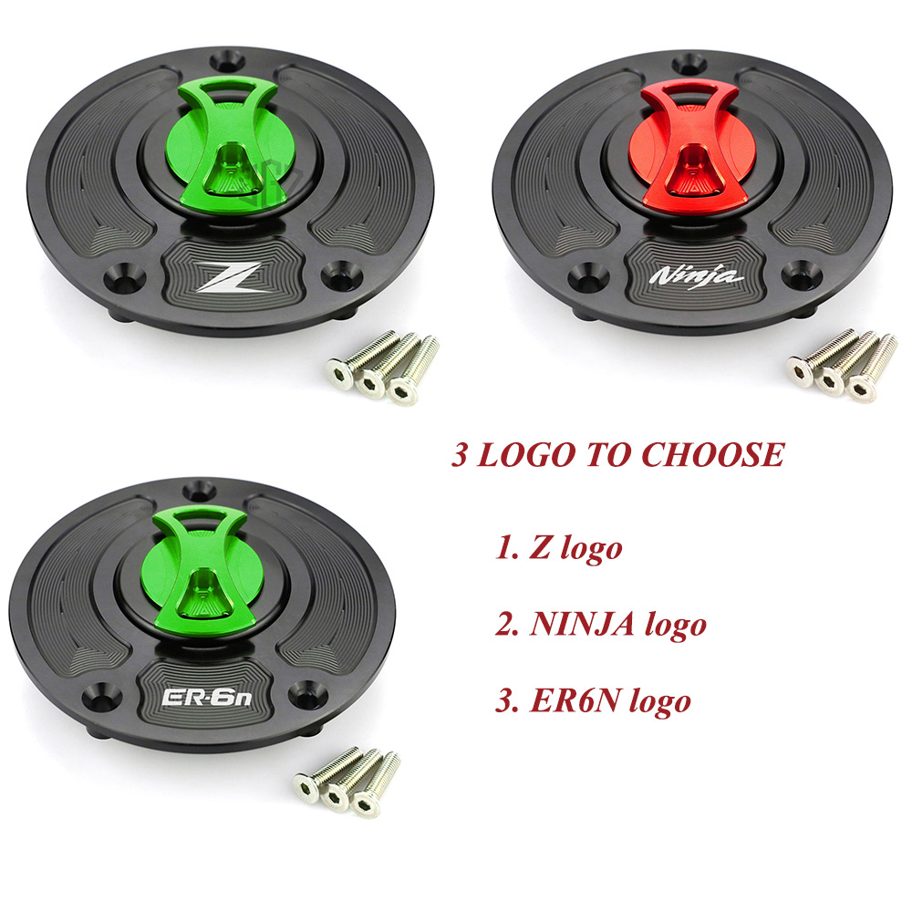Nắp bình xăng trang trí cho mô tô Kawasaki Z125 Z800 Z1000 Er6N Versys 650 Er-4N Ninja 1000 Zx14